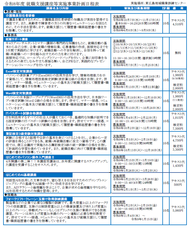 R8.東広島市日程表